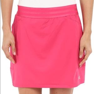 Bright Pink Adidas Rangewear Golf Skort Sz L.